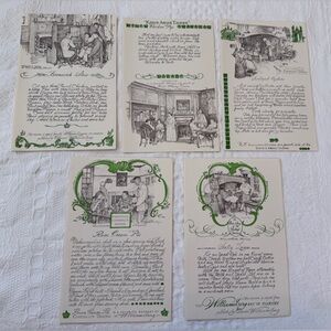 Vintage Authentic Recipes From Colonial Williamsburg Charles Overly Art Cards
